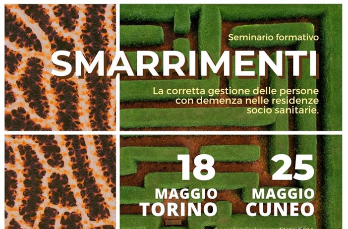 "Smarrimenti": seminari formativi sulla corretta gestione delle persone...