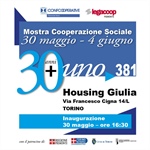 Tappa a Torino per la mostra “30 anni e oltre di cooperazione sociale”