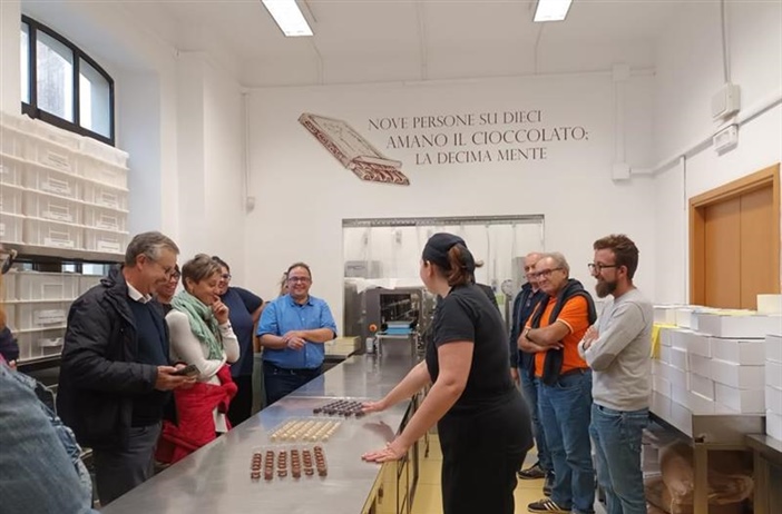 CoopReno in visita a Piazza dei Mestieri per scoprire l'arte del cioccolato