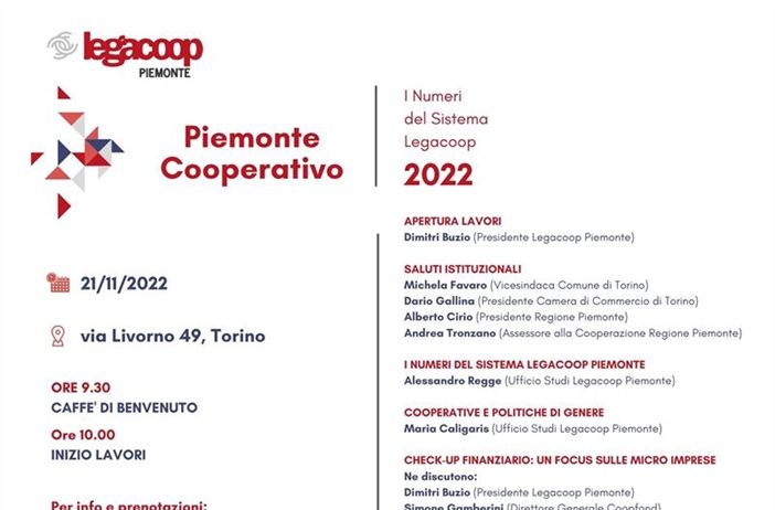 Il 21 novembre la presentazione dei Numeri del Sistema Legacoop...