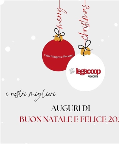 Buone Feste da Legacoop Piemonte