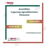 Assemblea Legacoop Agroalimentare Piemonte: 25 gennaio ore 14.30
