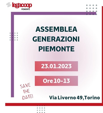 Assemblea "Generazioni" Piemonte: 23 gennaio ore 10.00