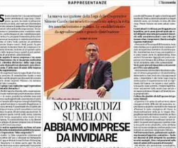 Il nuovo corso di Legacoop, sul Corriere della Sera l’intervista al...