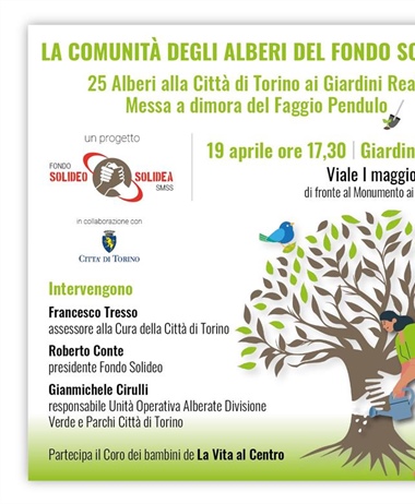 La comunità degli alberi del Fondo Solideo ai Giardini Reali di Torino