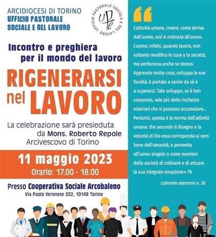 “Rigenerarsi nel lavoro”: incontro con l’Arcivescovo Monsignor Repore...