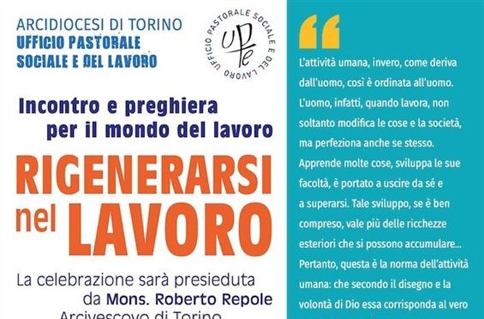 “Rigenerarsi nel lavoro”: incontro con l’Arcivescovo Monsignor Repore...