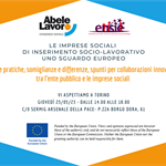 Consorzio Abele Lavoro, il 25 maggio: “Le imprese sociali di inserimento socio-lavorativo. Uno sguardo europeo”