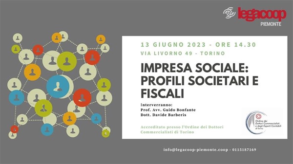 Impresa sociale, seminario di approfondimento martedì 13 giugno ore 14.30