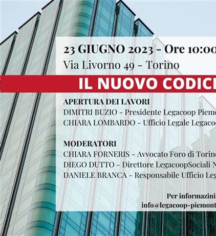 Il nuovo Codice degli Appalti – Seminario venerdì 23 giugno ore 10