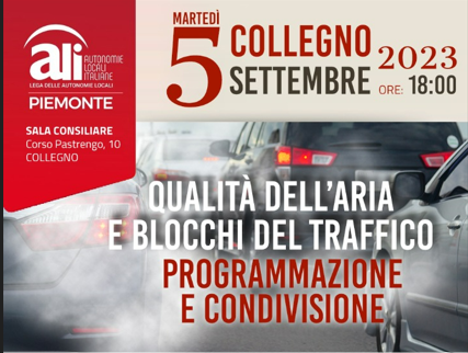 Qualità dell’aria e blocchi del traffico: Ali (Autonomie Locali Italiane) Piemonte propone una riflessione