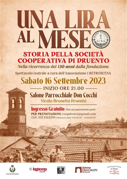 I 150 anni della Cooperativa di Druento