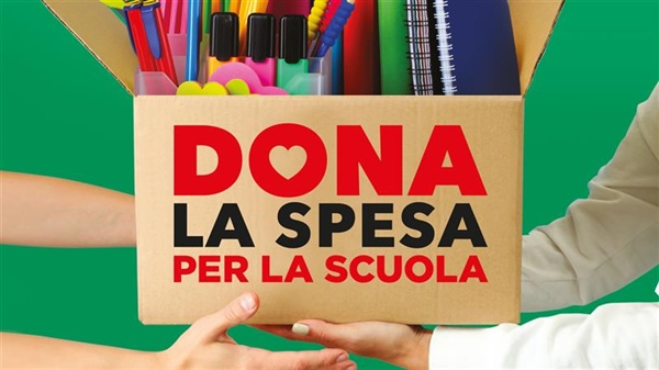 Il 9 settembre "Dona la Spesa per la Scuola", raccolta di materiali scolastici nei negozi Coop del Torinese
