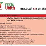 Lavoro e imprese: Legacoop Piemonte alla Festa de L'Unità