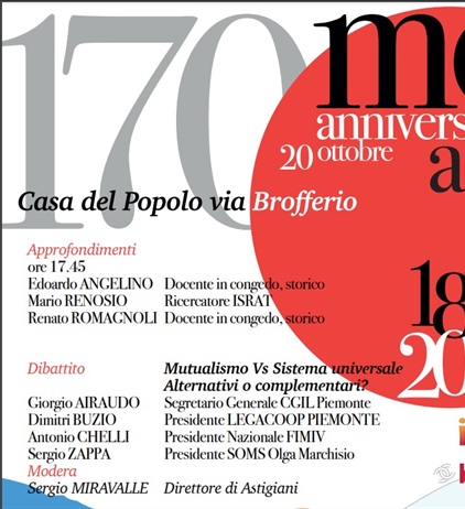 Ad Asti si celebrano i 170 anni del primo congresso Soms