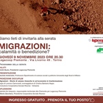 Proiezione del docufilm "Migrazioni: calamità o benedizione?” - giovedì 9 novembre