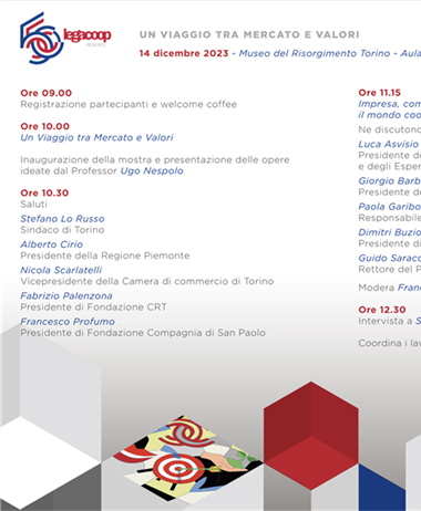 50 anni di Legacoop Piemonte: il programma del 14 dicembre al Museo del...