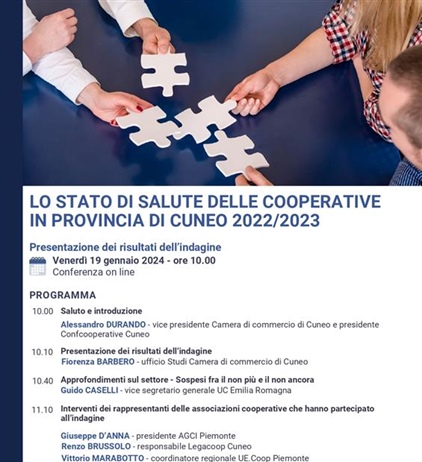 Lo stato di salute delle cooperative in provincia di Cuneo: conferenza...