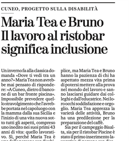 La Cascina, dal centro diurno all'inserimento lavorativo. Il racconto...