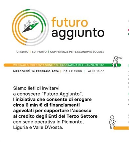 Futuro Aggiunto, webinar di presentazione mercoledì 14 febbraio
