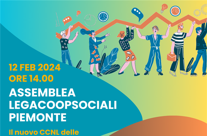 LegacoopSociali Piemonte: assemblea lunedì 12 febbraio sul rinnovo del CCNL