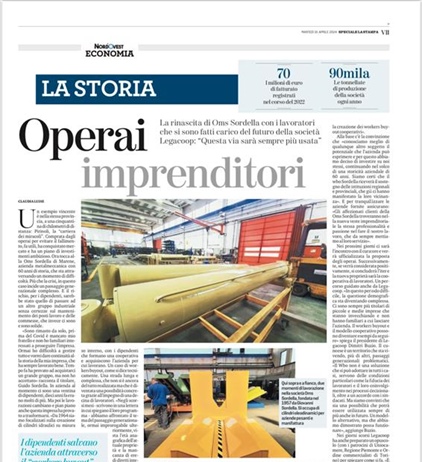 Il modello dei Workers Buyout cooperativi su La Stampa