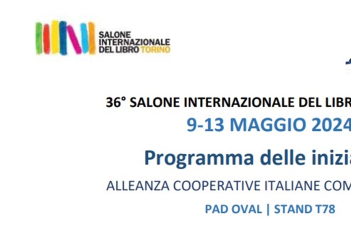 Salone del Libro 2024 - Il programma delle cooperative di Legacoop