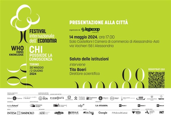 Presentazione alla città a cura del Professore Tito Boeri - Festival Internazionale dell'Economia
