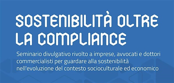 Seminario 26 giugno 2024 "Sostenibilità oltre la compliance" – Torino social impact