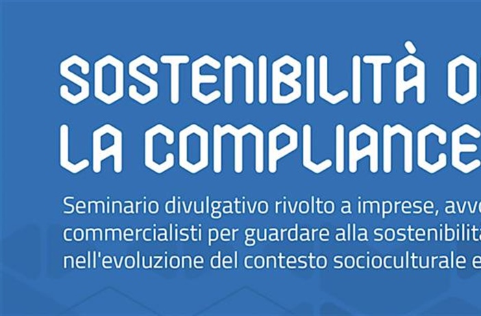 Seminario 26 giugno 2024 "Sostenibilità oltre la compliance" – Torino...