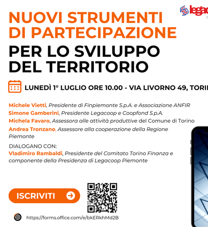 Evento "Nuovi Strumenti di Partecipazione per lo Sviluppo del...