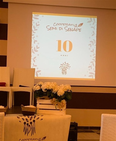 La cooperativa Semi di Senape festeggia 10 anni