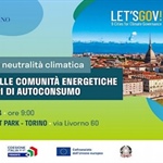 Incontro “Torino verso la neutralità climatica. Il ruolo delle Comunità energetiche e dei Gruppi di autoconsumo
