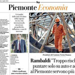 Rambaldi: "Troppo rischioso puntare solo su auto e aerei al Piemonte servono più poli"