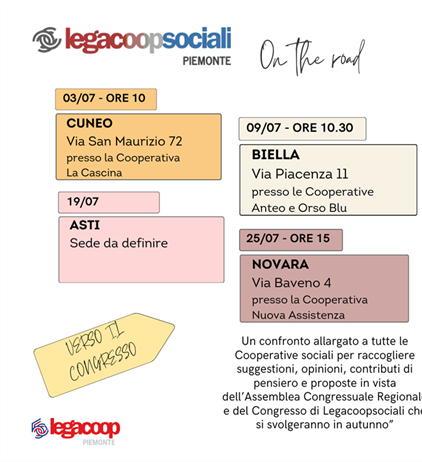 Tappe di avvicinamento al Congresso Legacoopsociali 2024: al via gli...