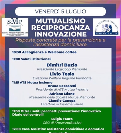 “Mutualismo, Reciprocanza, Innovazione”: il 5 luglio per parlare di...