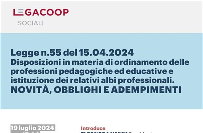 Ordinamento delle professioni pedagogiche ed educative e istituzione...