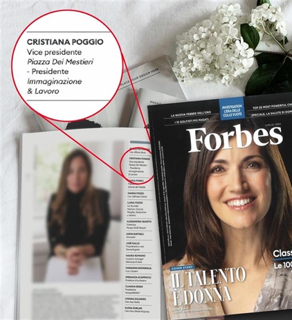 Cristiana Poggio tra le 100 donne scelte da Forbes Italia per aver...