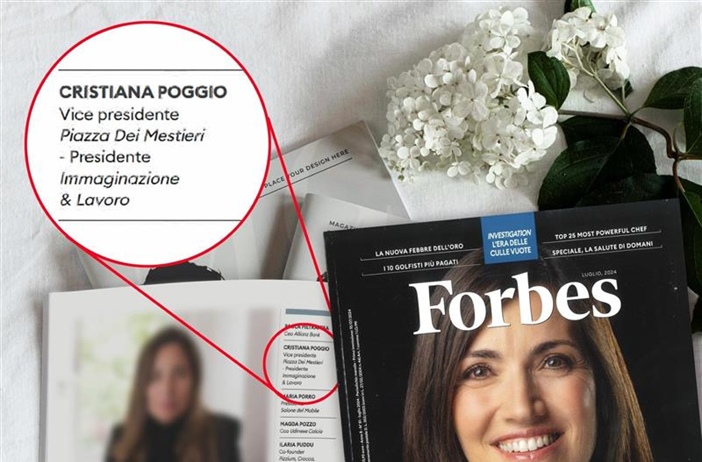 Cristiana Poggio tra le 100 donne scelte da Forbes Italia per aver...