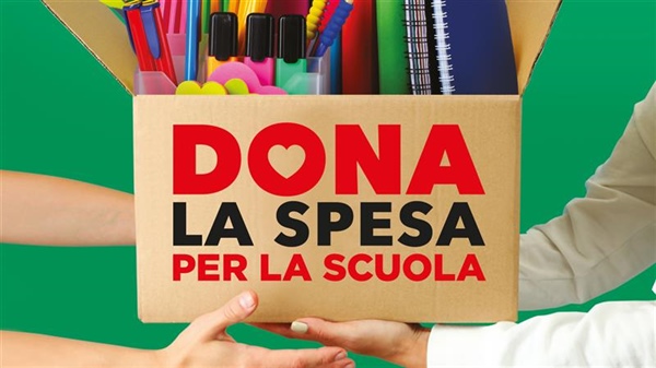 Il 7 settembre "Dona la Spesa per la Scuola", raccolta di materiali scolastici nei negozi Coop del Torinese