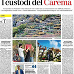 La Cooperativa Produttori Nebbiolo di Carema protagonista a Terra Madre si racconta su La Stampa