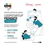 Coopstartup Piemonte III edizione: il 29 ottobre l'evento di presentazione