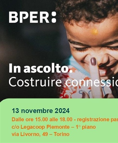 13 novembre: Road show #InAscolto promosso da Bper Bene Comune e...