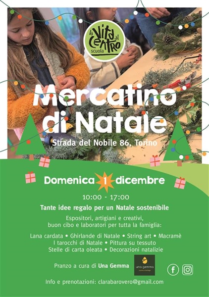 Il mercatino di Natale della cooperativa Rete della Vita al Centro