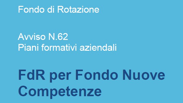 FONCOOP: Avviso 62 Fondo Nuove Competenze