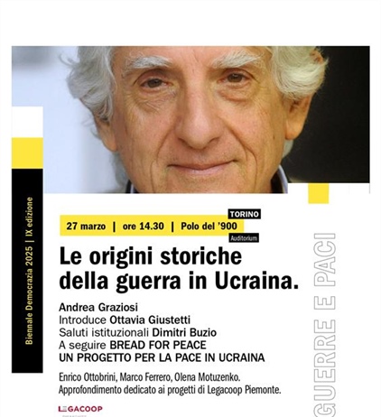 Le origini storiche della guerra in Ucraina: Legacoop Piemonte a...