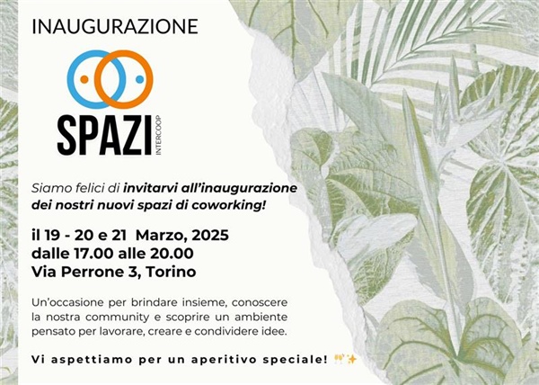 La cooperativa Di Vittorio inaugura Spazi di Coworking in Via Perrone