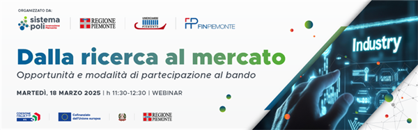 Presentazione bando “Dalla ricerca al mercato”