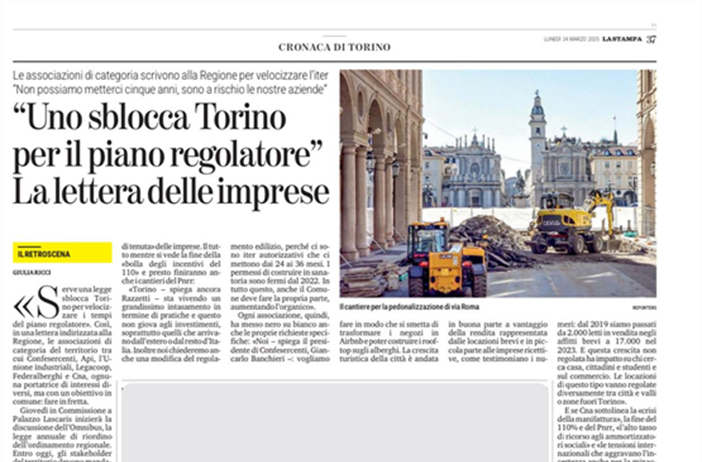 Legacoop Piemonte scrive alla Regione: velocizzare l’iter per un nuovo...