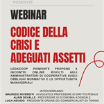 Codice della crisi e adeguati assetti: 3 webinar per approfondire
